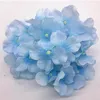 Hydrangea Artificial Silk Flowers Bridal Hand Bouquet Fake Flowers DIY Wall Wreath Wedding Home Party Decorative Flowers 37 Colors ZYQ521