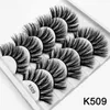 5Pairs Natural Long Ложные Ресницы Толстые Поддельные ресницы макияж 3D Mink Lashes наращивание ресниц Volume норка Ресницы