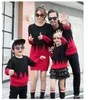 2024 New arrival Family Matching Outfits Black Red sweater Comfortable''gg''30VM