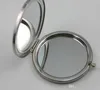 New espelho de bolso de prata em branco espelhos compactos Ótimo para DIY espelho de cosmética presente da festa de casamento bb344-348 2018012305