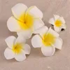 Hawaje Kwiaty Klipy Włosów Bridal Barrette Tropikalna Plaża Ślub Plumeria Kwiat Kobiety Party Hairclip Hairpin Akcesoria 4 sztuk / partia