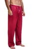 Men039s Silk Satin Pajamas Pyjama Pantal