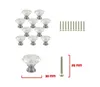 10st Set 30mm Diamond Shape Design Crystal Glass Knobs Copboard Drawer Pull Kitchen Cabinet Door Garderob Handtag Hardware Critta323G