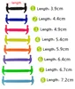 Новые 16pcslot 8 размеров многоцветные шнурки без галстуков.