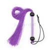 Bondage Silicone Whip Flogger Restraint Cosplay Riding Crop Flirting Handle Kinky Toy #R98