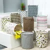 Large 40*50cm Folding Dirty Clothes Washing Laundry Basket Cartoon Storage Barrel For Baby Toys Sundries Room Organizer Bag C19041701