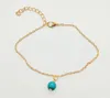 Pendentif perle simulé Bracelet de la cheville Chaîne Chaîne Beach Anklets Foot Bijoux pour Femmes Accessoires 20pcs / Lot A1