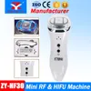 Mini machine hifu ultrasons focalisés de haute intensité HIFU ultrasons RF soins de la peau élimination des rides machine de salon de thérapie hifu