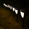 Música solar de Natal LED Light Path Iluminação Luzes de paisagem à prova de intempéries Luzes de jardim de decoração do jardim Luzes de branco w9612290