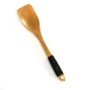 Lot Wooden Spoon Bamboo Kitchen Cooking Utensil Tool Soup Teaspoon Catering Cuchara De Madera Creativa Kitchen Accessories