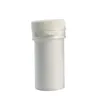 Bottiglia di plastica 15g Capsule per polvere Contenitore riutilizzabile Vaso vuoto Potabile da viaggio Strumento per trucco bianco F942