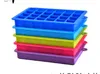 24 Grid DIY Big Ice Cube Mold Square Shape Silicone Ice Tray Easy Release Maker Creative Home Bar Köksredskap