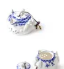 1 set estilo chinês delicado pequena Kung Fu Tea Cup de chá de porcelana tigela pintada à mão copos de cerâmica de água D048 Crafts