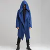 Kvinnors Jackor 2021 Mode män Womens Cardigan Långrockar Vår Höst Hooded Cloak Cape Oversize Outwear Unisex Tunna