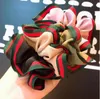 Nova versão coreana da fita carta personalizada intestinos bonitos listras vermelhas e verdes fresco cabelo liso anel cabeça cabeça elástico jóias