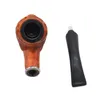 New Classic Wood Pipe Miller Sutra Long Handle Flat Nozzle Modeling Tobacco Tool