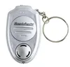 Silver Ultraljud Anti-Mosquito Key Ring Mini Mosquito Killer Electronic Mosquito Repeller Key Chain Free Shipping