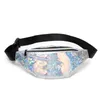 Promotie! Holografische Rave Fanny Packs Leuke Mode Taille Tas Riemzakken Rits Waterdichte Reistas Borst Pack Bum Bag Beach Purse