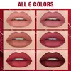 Speciale Matte Lip Gloss Set 6 Kleur Langdurige Non-Stick Cup Fluwelen Vloeistof Lipstick Langmanni Gift Lips Make-up