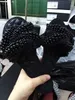 Spring/summer 2020 High-end Quality Trend Fashion Temperament Ladies Leather Pearl Slippers 35-43