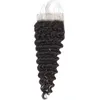 Ishow Achetez 3 pièces de cheveux humains trame obtenez une fermeture de partie gratuite pour les femmes de tous âges 8 à 28 pouces Extensions de couleur noire naturelle indien brésilien vague profonde péruvienne