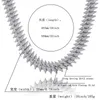 Мужская цепочка с зубцами шириной 20 мм, позолоченная, с кубинским цирконием, ожерелье в стиле хип-хоп, Jewelry3061