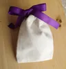 Cotton ribbon Drawstring Bag 8x10cm 9x12cm 10x15cm 13x17cm pack of 50 Soap Makeup Jewelry Gift Packaging Pouch4145669