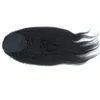 Rabo de cavalo de cabelo humano reto afro para mulheres negras para mulheres brasileiras de cabelo de traço de tração de traço de tração de cabelo de capim -rabo de cavalo 1020 polegadas