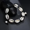 Schelpen bedelarmbanden handgemaakte natuurlijke zeeschelp hand gebreide verstelbare touw armbanden vrouwen accessoires kralen streng armband strand sieraden