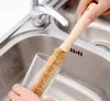 Wooden Cup Brush Coconut Palm Long Handle Bottle Cup Cleaner Pot Glass Kitchen Washing Tableware Cleaning home Brush Tools 24cm SN167