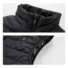 Men Outdoor USB Heating Electrical Vest Winter Sleeveless Heated Jacket Cold-Proof Heating Clothes Security Intelligent Vests