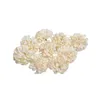 Artificial Flower Head 50pcs / Lot 4.5cm Hydrangea Handgjorda Bröllopsfest Heminredning DIY Wreath Gift Scrapbook Craft Flower EEA379