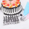 Pastry Nozzles Converter Pastry Bag 38-83Pcs Set Confectionery Nozzle Stainless Cream Baking Tools Decorating Tip Sets306A