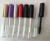 Tube de brillant à lèvres 5ML avec couvercle noir/violet/or/argent, récipient vide pour huile de maquillage, Tube de baume à lèvres Chapstick SN2689, vente en gros