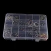 투명한 보석 상자 24 그리드 링 박스 네일 아트 팁 모조 다림통 장식 컨테이너 알약 저장 케이스 케이스 상자 주최자