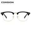 COASION Square Half frame Blue Light Blocking Glasses for Men Women Computer Gaming Glasses Anti Blue Ray UV400 PC1299