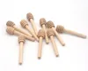 Factory price! 8CM Mini Wooden Honey stick Dippers honey stir rod Honey dipper kitchen tool Party Supply