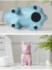 Cute Coin Bank Box Resin Dog Figurine Home Decorations Coin Storage Box Holder Toy Child Gift Organizer Money Box Dog for Kids287k