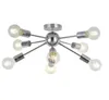 8-LIGHT Sputnik Hängsmycke Lampor Borstat mässing Semi Flush Mount Taklampa Modernt för kök Badrum Matsal Bedrum Hall Myy