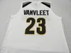 Custom Men Youth women Vintage Wichita State Shockers Fred VanVleet #23 Basketball Jersey Size S-4XL or custom any name or number jersey