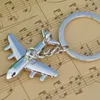 Creative Avion Porte-clés Mini Métal Porte-clés Pendentif Sac Suspendu Clé De Voiture Personnalité Pour Les Fans Cadeaux