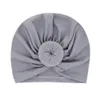 Baby Kids Beanies Cap Unisex Ball Knot Turban Hooded Skull Hats Toddler Infant Casual Caps Xmas Hats 1-3T