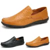 Khaki Quality 2023 Taupe High Type4 Marrone Nero Grigio Verde scuro Soft Cortex Classic Leather Warm Sneakers Uomo Uomo Sport Casual Shoes241