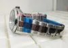 Excellentes montres-bracelets à la mode 116400GV 116400 40 mm en acier inoxydable cadran bleu Asie 2813 mouvement automatique montres pour hommes