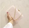 2020 Plüsch Damen Mini Abendtaschen Mode Clutch Bankett Tasche Mädchen Umhängetasche Messenger Bag