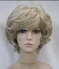 Парик Блондинки Смешанные Кудрявые Женщины Женщины Дамы Ежедневные волосы Пушистый парик ETLD035 Hivision