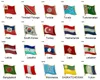 10 pièces drapeau insigne drapeau broche drapeau National épinglette voyage international épingles Collections