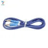 100pcs/lot 3.5mm durable o Cable Nylon Braid candy Car AUX Cable Headphone Extension Code for Phone MP3 Car Headset Speaker2493878