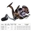 Marca 14 + 1BB Bearing Pesca Reel 30KG Max Arraste molinete 9000-10000-12000 Relação da engrenagem 4.0: 1 Anti-corrosão Pesca Reel