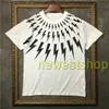 유럽 ​​여름 남성 T 셔츠 디자이너 Tshirt 남자 칼라 화이트 기하학 인쇄 짧은 소매 티셔츠 디자이너 Unsex 코튼 티 탑스